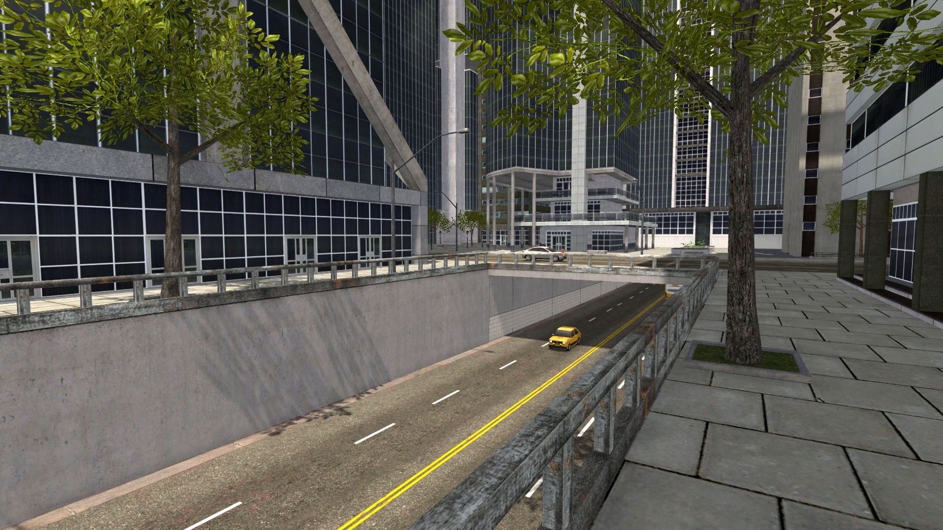 A city generated with MasterPixel3D tools